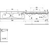 Раковина LAUFEN PALOMBA COLLECTION 160 см двойная 8.1480.9.000.109.1